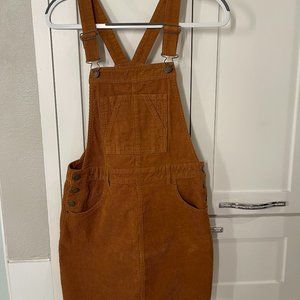 Corduroy Overall Dress